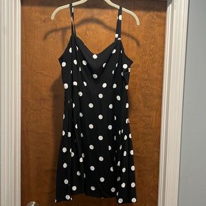 Old Navy Black Polka dot dress